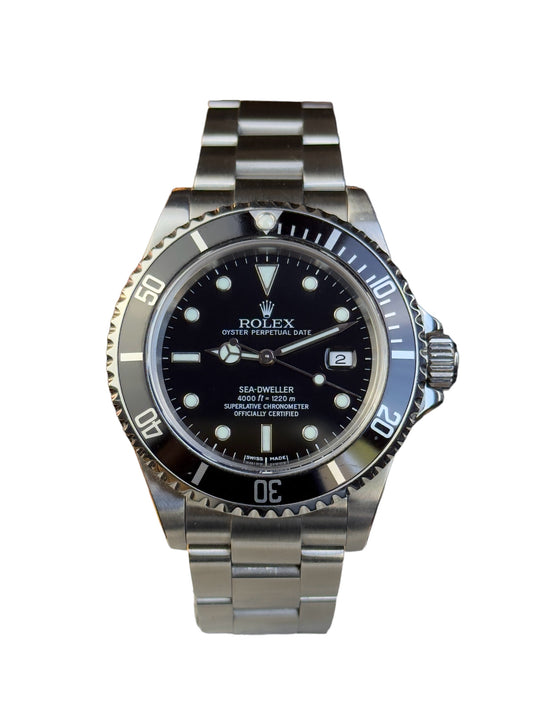 Rolex Sea Dweller 16600 Black Dial Full Set Pre Owned
