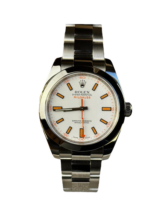 Rolex Milgauss 116400 White Dial Pre Owned