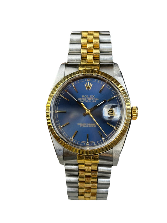 Rolex Datejust 36 16233 Blue Dial Pre Owned
